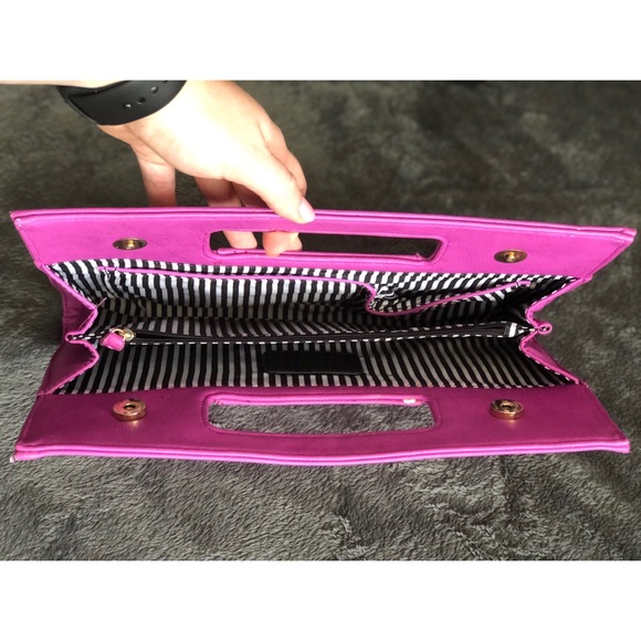 Magenta Pink Clutch - Picture 2 of 3